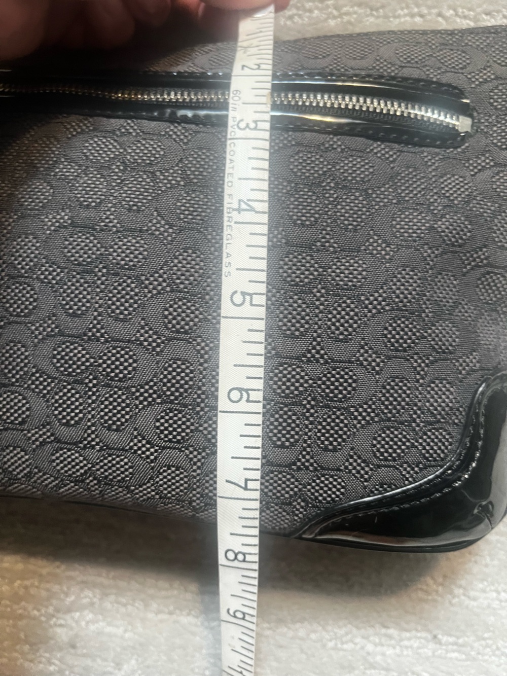 Coach Black Signature Jacquard Crossbody Bag - Picture 7 of 9